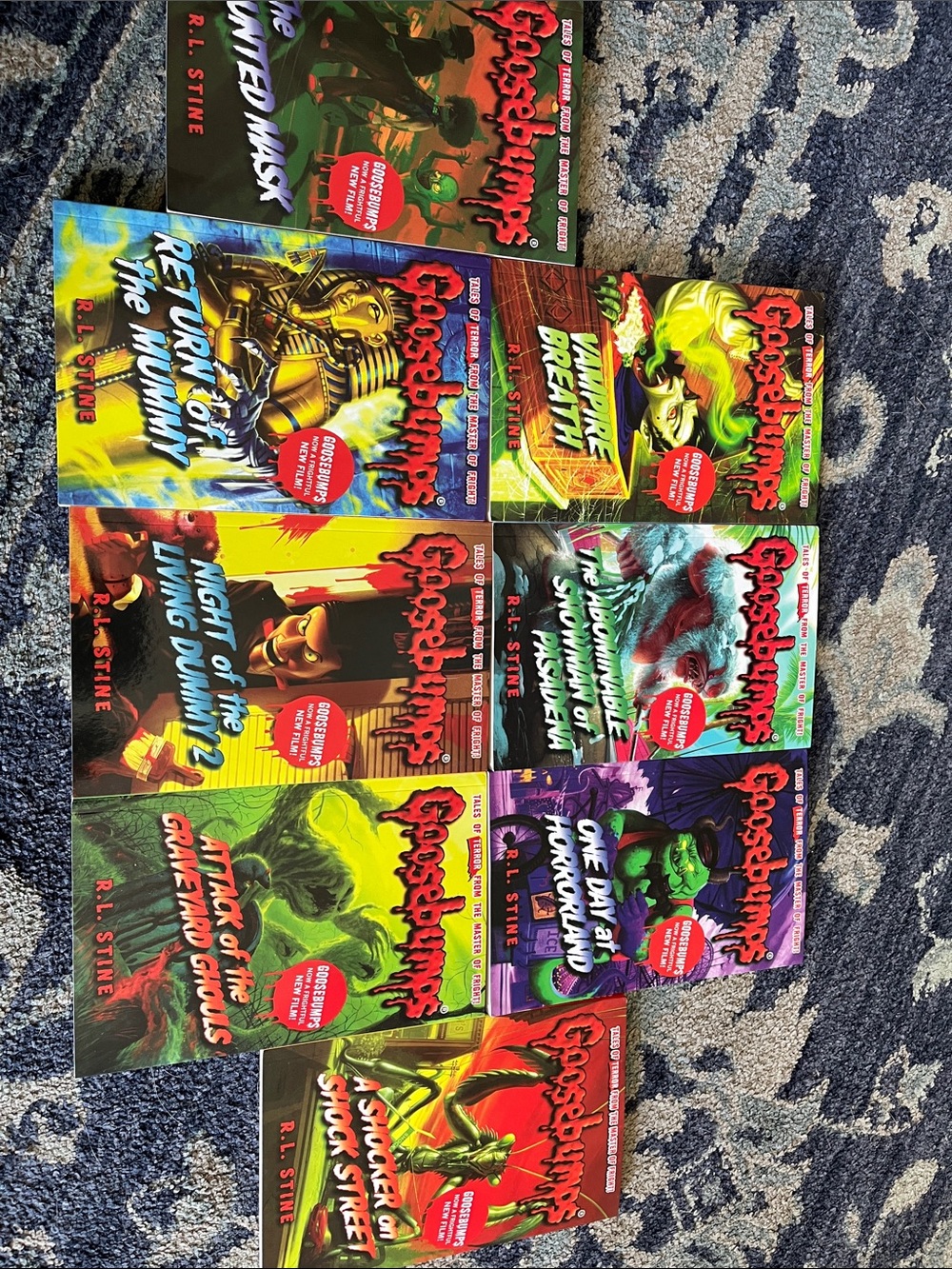 New Goosebumps Paperback Books 8 total